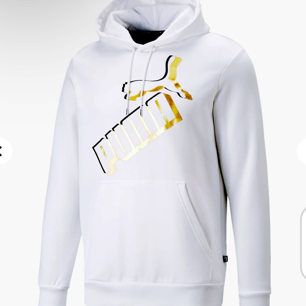 PUMA Men's Essentials Big Logo Hoodie white  various sizes Brand New with Tags